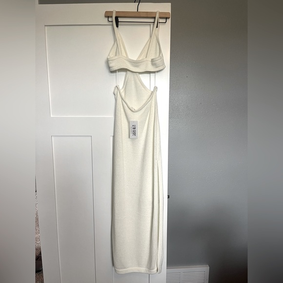 12th Tribe Josefine White Cutout Dress - Picture 4 of 4